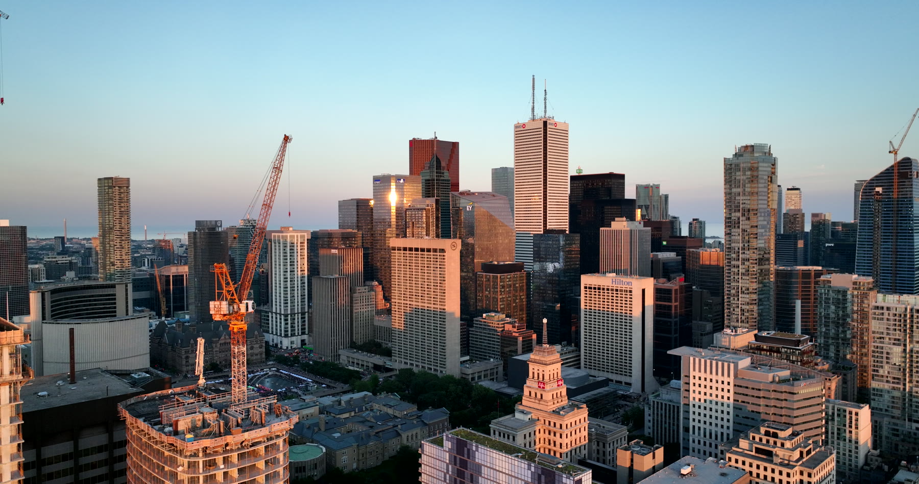 Toronto at golden hour