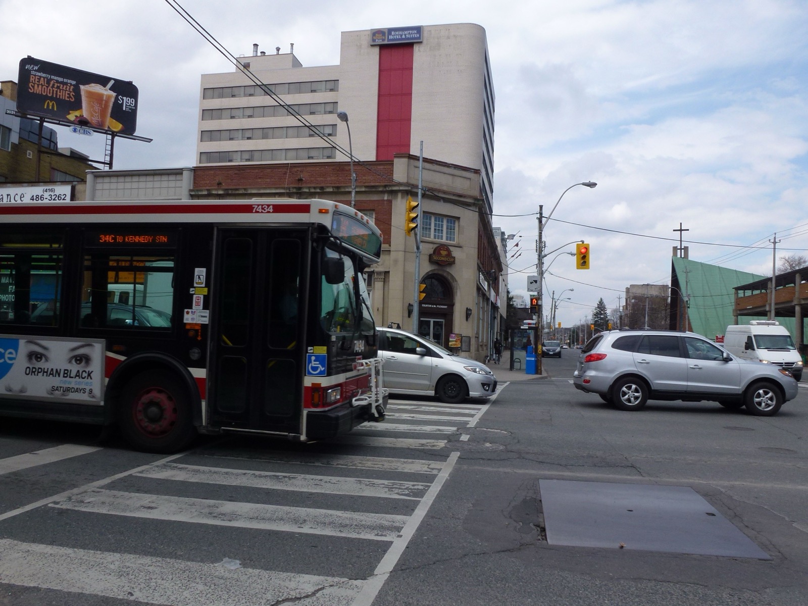 Midtown towers and low-rise in Mount Pleasant West, Toronto