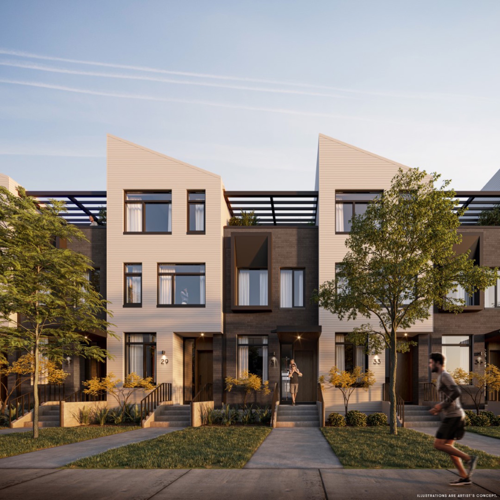 Brightwater Towns — Port Credit, Mississauga (artist's concept)