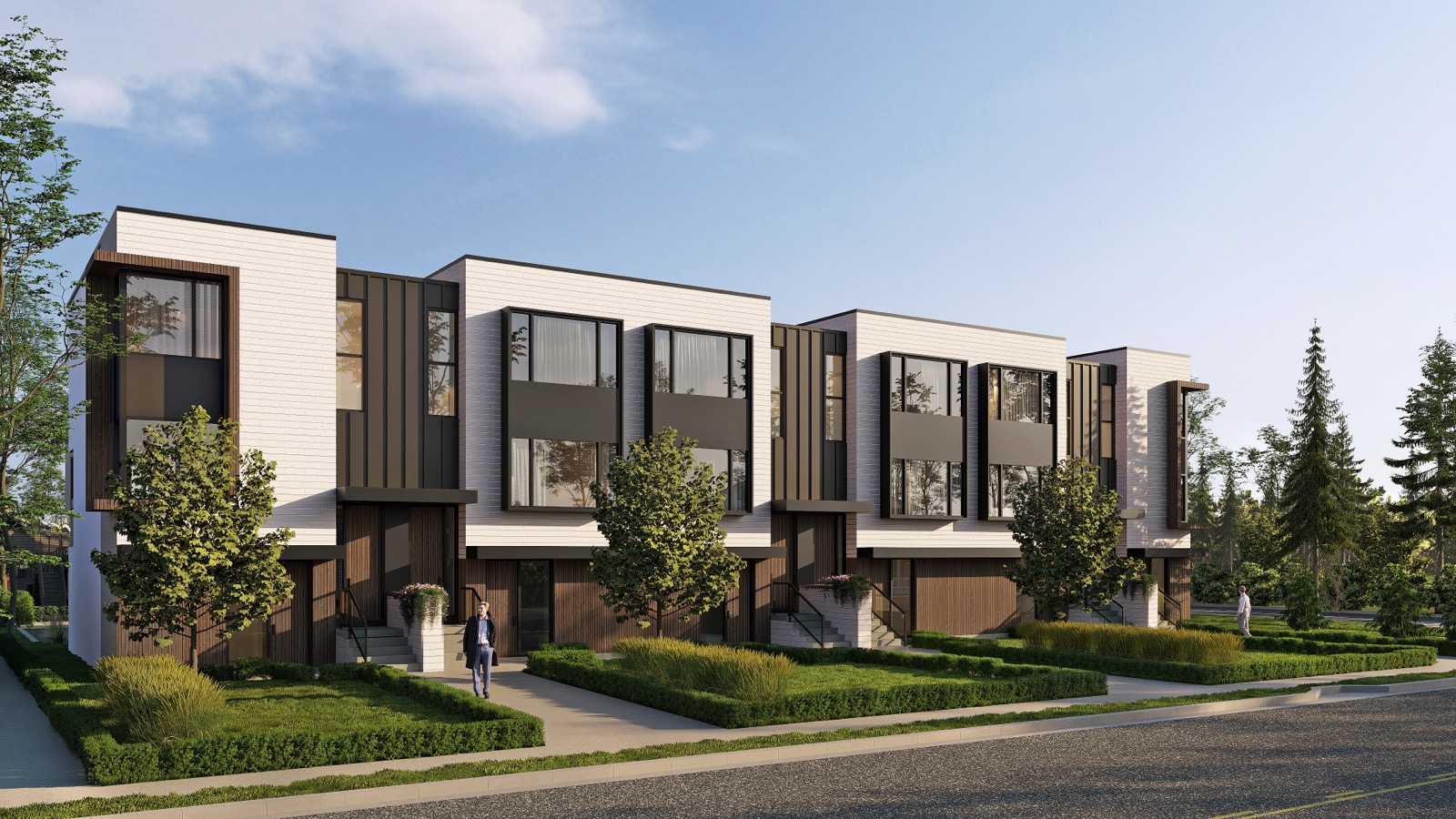 Le Sentier Towns architecture (artist's concept)